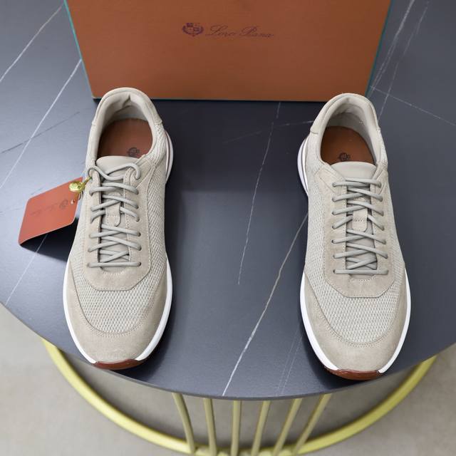 Factory Price (pp): Loro Piana Tennis Walk Men's Training Sneakers! This new wov