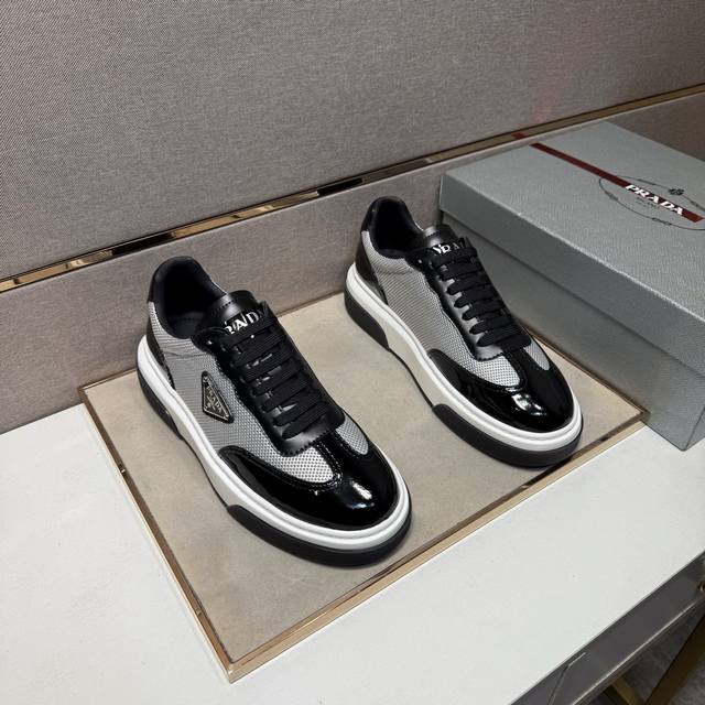 Factory Price (pp) Prada Men's Casual Shoes 2026Z (Retail Price Available) Size