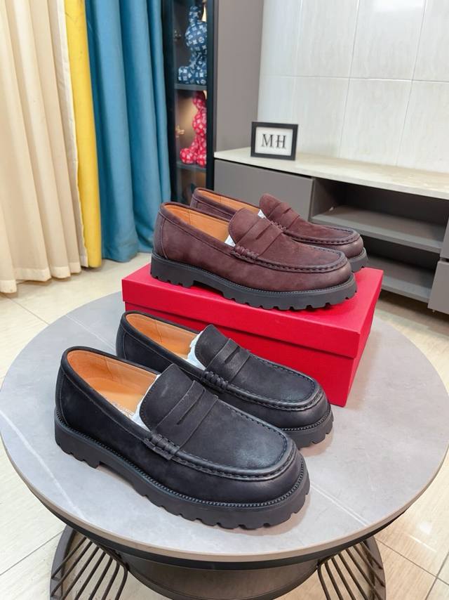 Factory Price p Ferragamo original single shoe upper replica, even more original