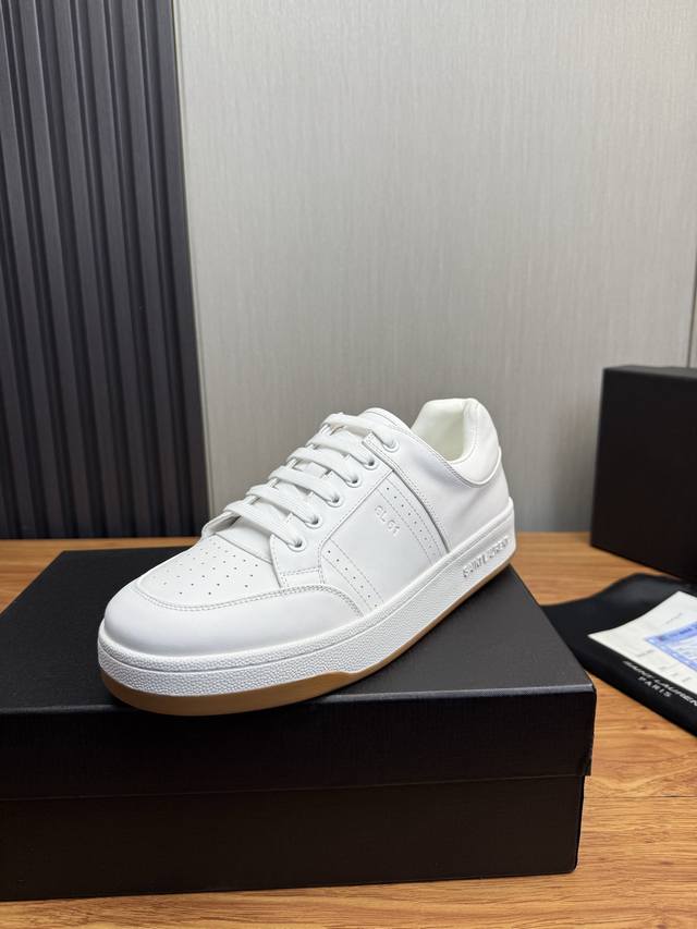 Factory price Saint Laurent men's low-top casual shoes Official website hot-sell