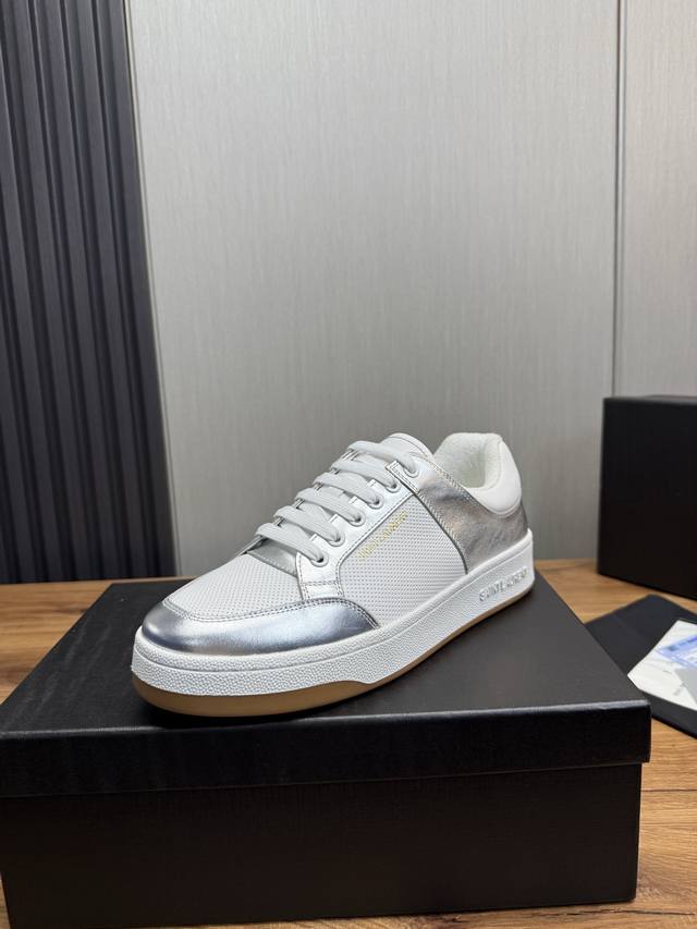 Factory price Saint Laurent men's low-top casual shoes Official website hot-sell