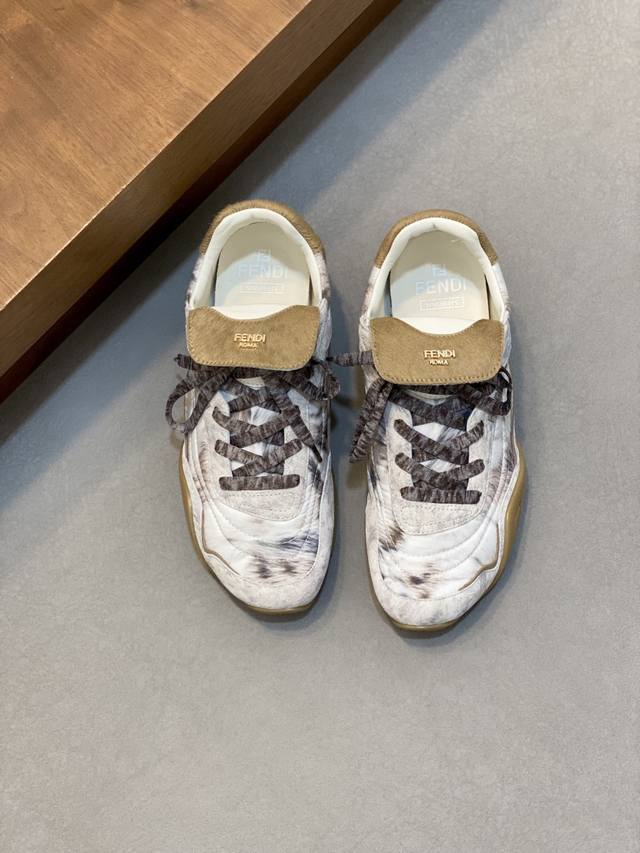 Fendi - High-end quality original single casual sports shoes - Upper: Imported h