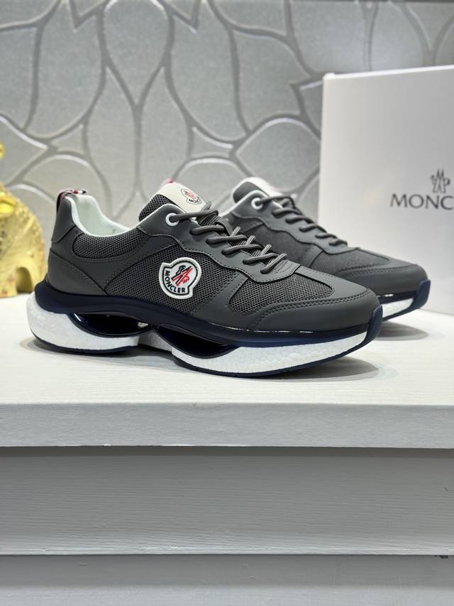 Moncler Men's Casual Sports Shoes. These shoes offer comfort and slip resistanc