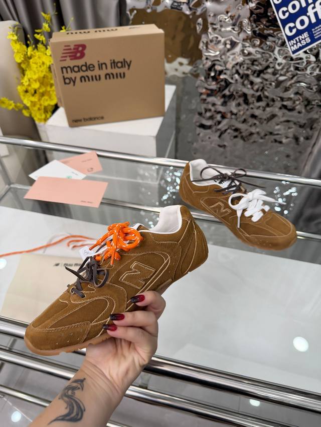 Couple's Miu Miu x New Balance Nb Casual Sneakers, Forrest Gump Shoes, German T