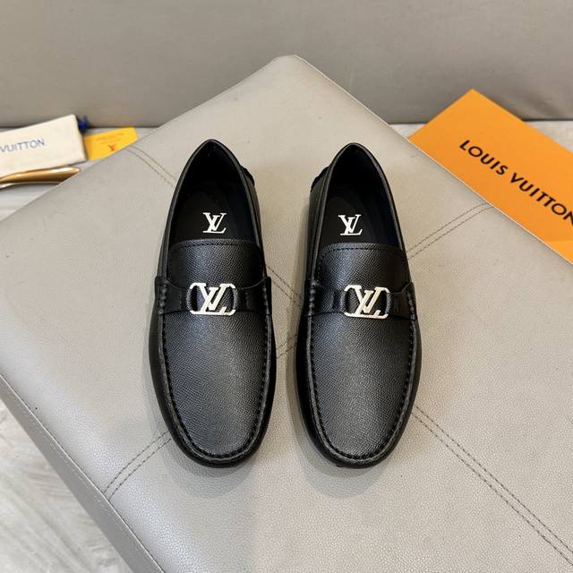Factory direct price LV men's loafers 2025 official website synchronized market