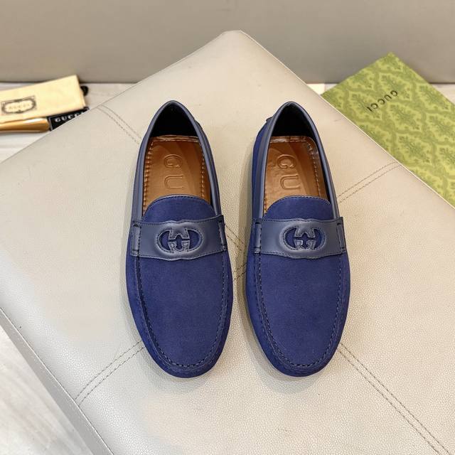 Factory direct price Gucci men's loafers 2025, official website synchronized, h