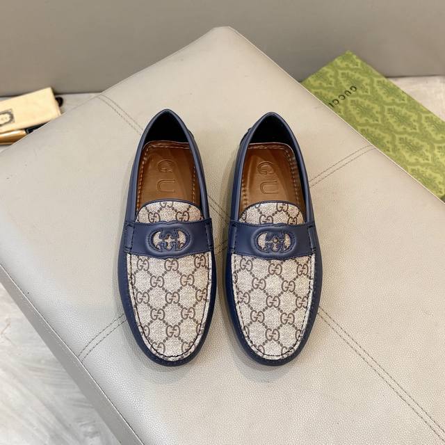 Factory direct price Gucci men's loafers 2025, official website synchronized, h