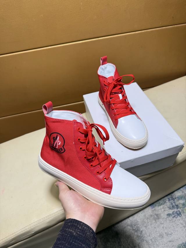 Moncler original quality. ~ Unique modern style sneakers. A must-have casual sh