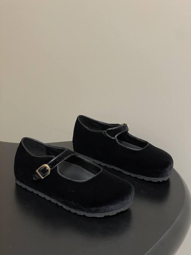 Factory Price - Birkenstock Platform Mary Jane Shoes Big Toe Doll Shoes Leather