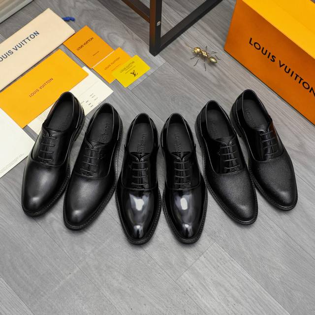 Product Trademark: Louis Vuitton Business Lace-up Formal Leather Shoes Sizes: 3