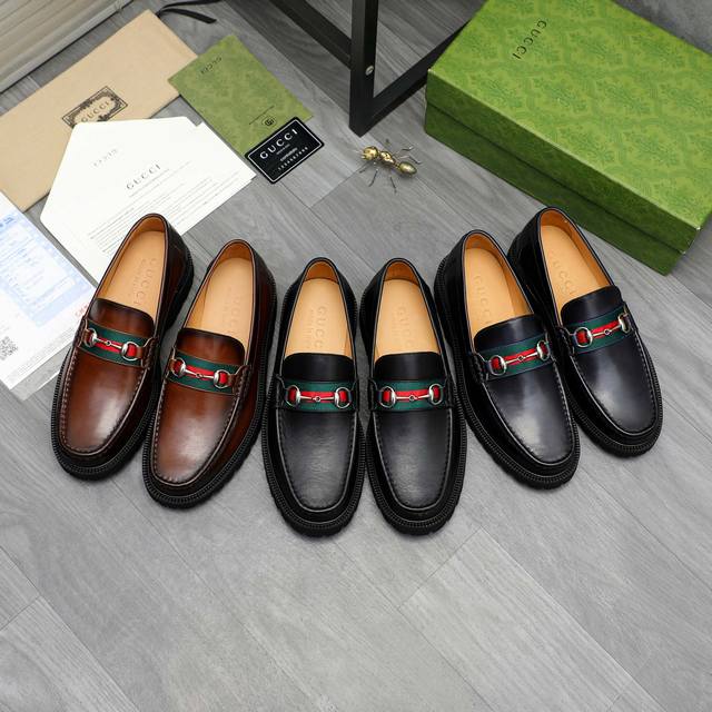 Product Trademark: Gucci Business Slip-on Leather Shoes True to Size: 38-46 38,