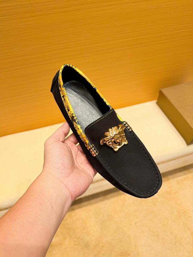 This is a high-end, best-selling Versace driving shoe from the official website