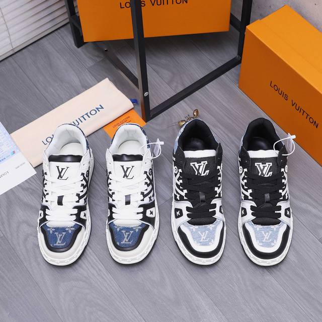 Factory direct price men's sports shoes original product. Trademark: Louis Vuit