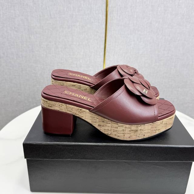 Chanel 26Ss Spring/Summer New Camellia Platform Sandals Collection This season's
