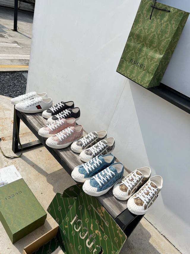Factory Price: Gucci early spring new low-top casual shell sports couple shoes,