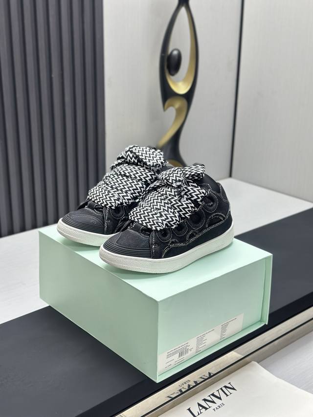 Factory direct sales of top-quality Lanvin loafers, couple's style, top-tier ve