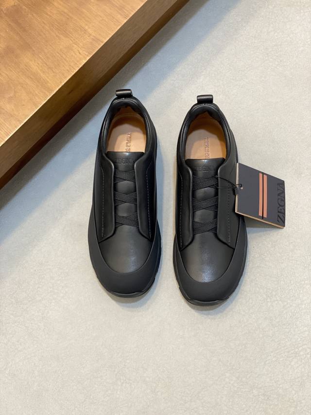 Zegna premium leather shoes, sizes: 39-44, 38, 45 (custom sizes available). 2025