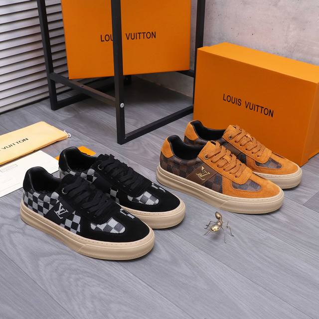 Product Trademark: Lv Louis Vuitton Casual Lace-up Men's Shoes True to Size: 38