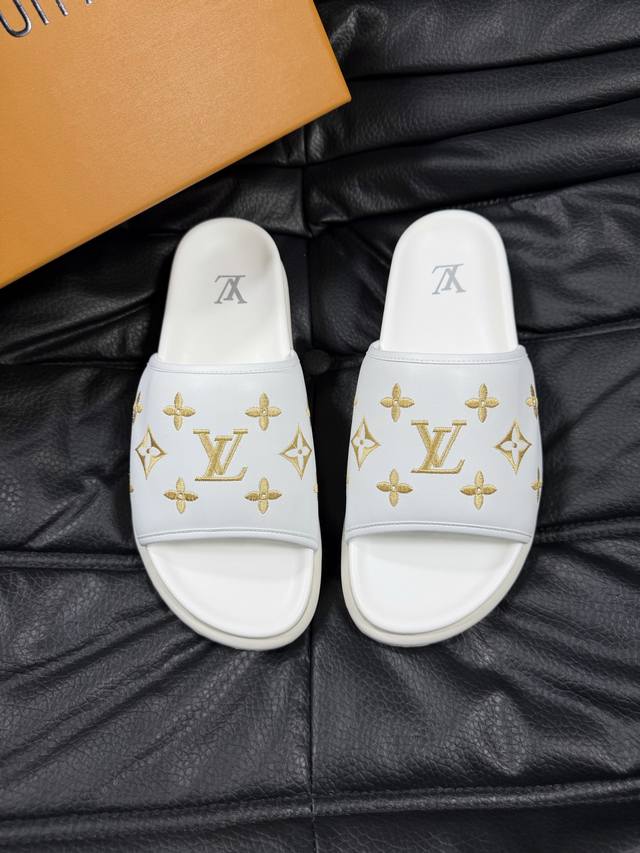 38-45 45 Custom-made Louis V* high-end boutique luxury slippers, 1:1 high-end qu