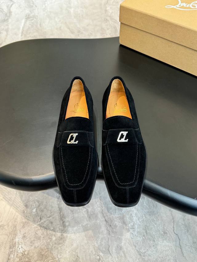 Christia*.Loubouti* High-end men's business formal leather shoes