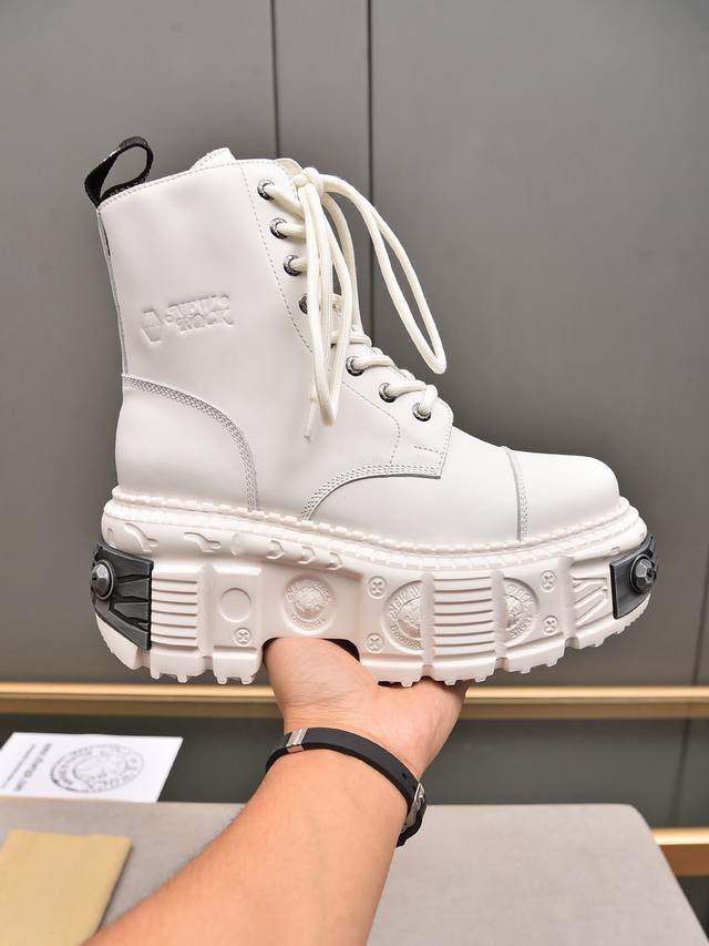 Couple's Newrock. Dark Punk Martin Rock Tank Mecha Hardcore Battle Shoes Newroc