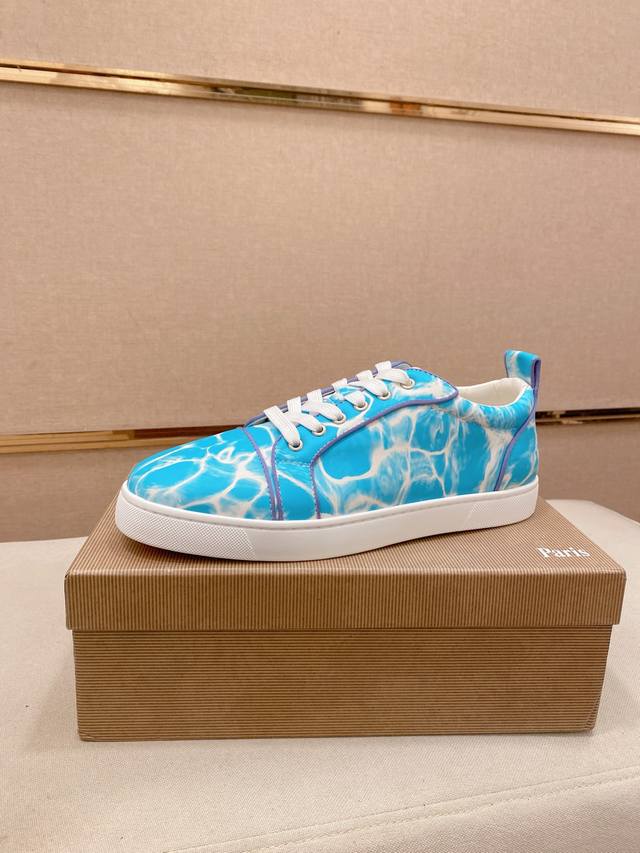 Factory direct price Cl red-soled series top-quality imported Italian cowhide.