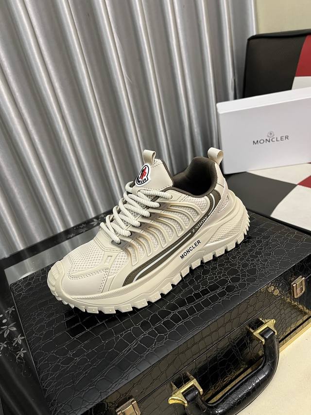 Factory Price (pp): Moncler Men's Casual Sports Shoes, featuring comfortable pe