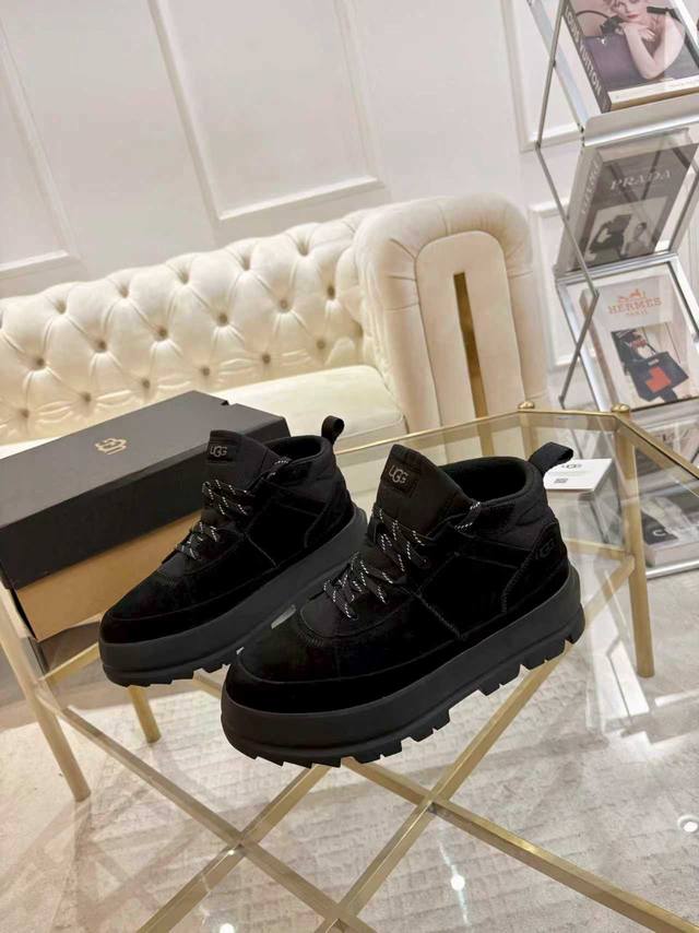 Factory Price p Ugg Official Website Featured Retro Work Boots Genuine Wool Sno