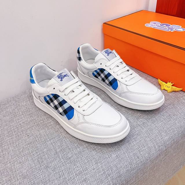 Factory direct wholesale Burberry men's shoes, high-end brand official website