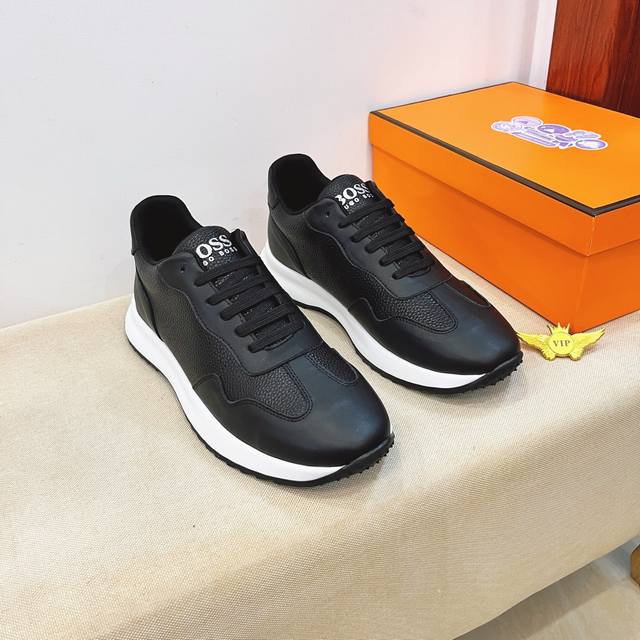 Factory P Wholesale Boss Men's Shoes High-End Brand Official Website 1:1 Latest