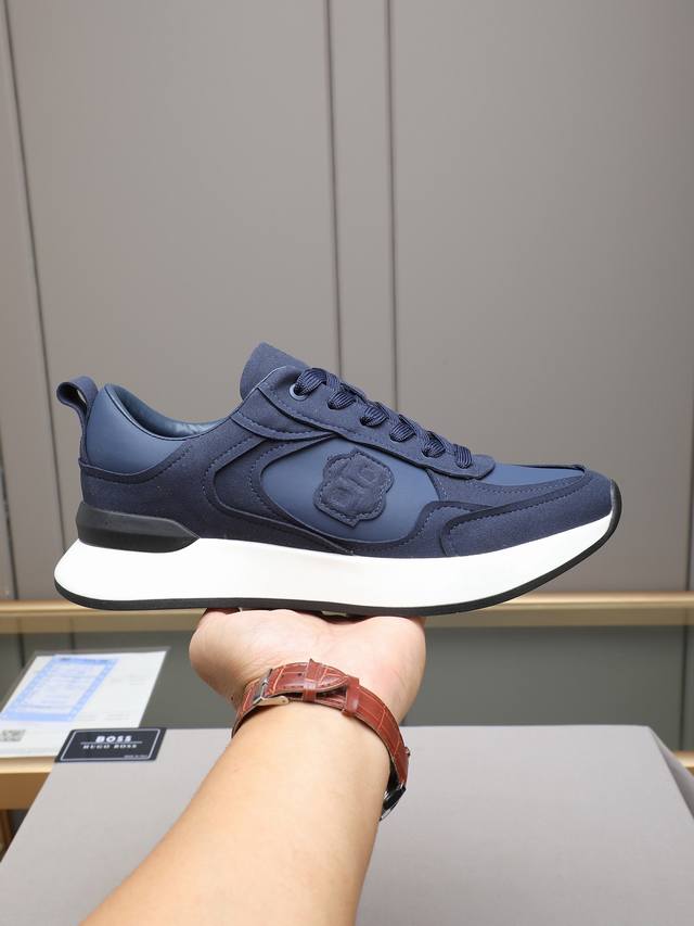 Boss style, novel and fashionable, the upper is made of top-grain imported calfs