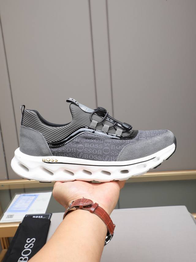 Boss New Luxury Trendy Sneakers. Dynamic appearance, minimalist design, crafted