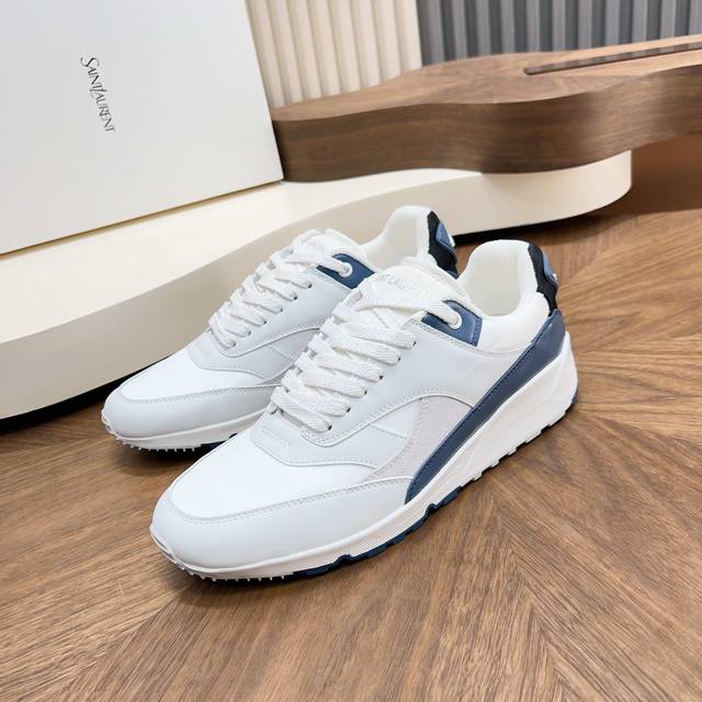 Saint Laurent Men's Shoes 2025 New Low-Top Casual Sports Shoes, Versatile Waterp