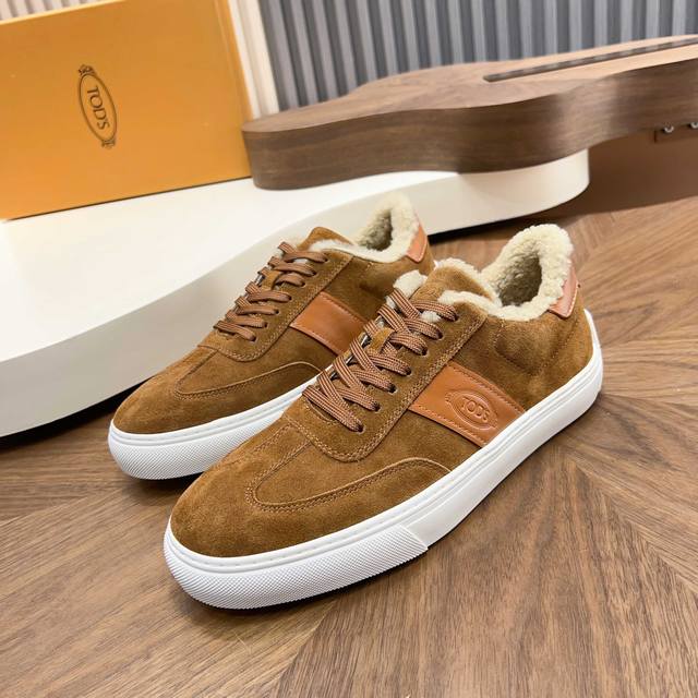 Tod's - High-end quality original single casual sports shoes - Upper: Nappa calf