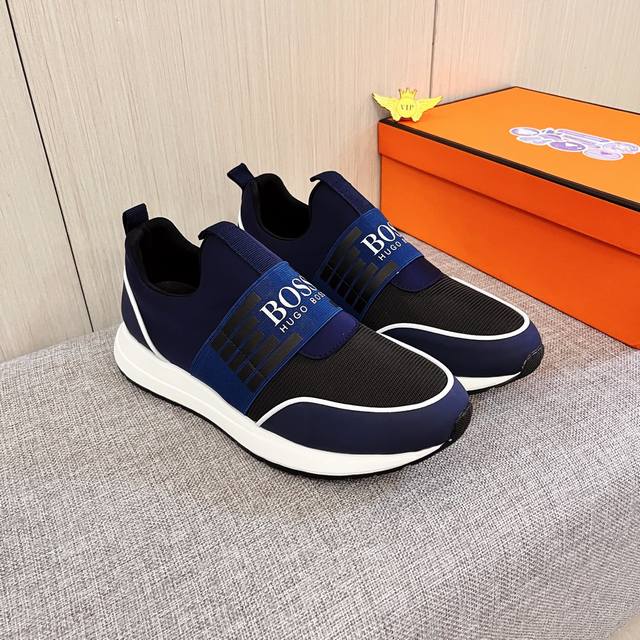 Factory P Wholesale Boss Men's Shoes High-End Brand Official Website 1:1 Latest
