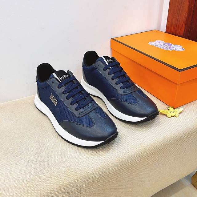 Factory wholesale Boss men's shoes, high-end brand official website 1:1 latest