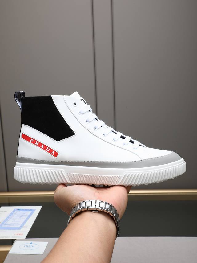 New Prada casual men's shoes. A famous Italian luxury brand, this is my current