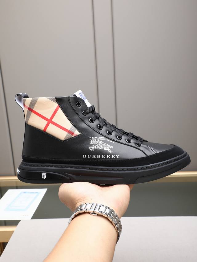 New high-top Burberry style, a top-selling high-end product from the world-reno
