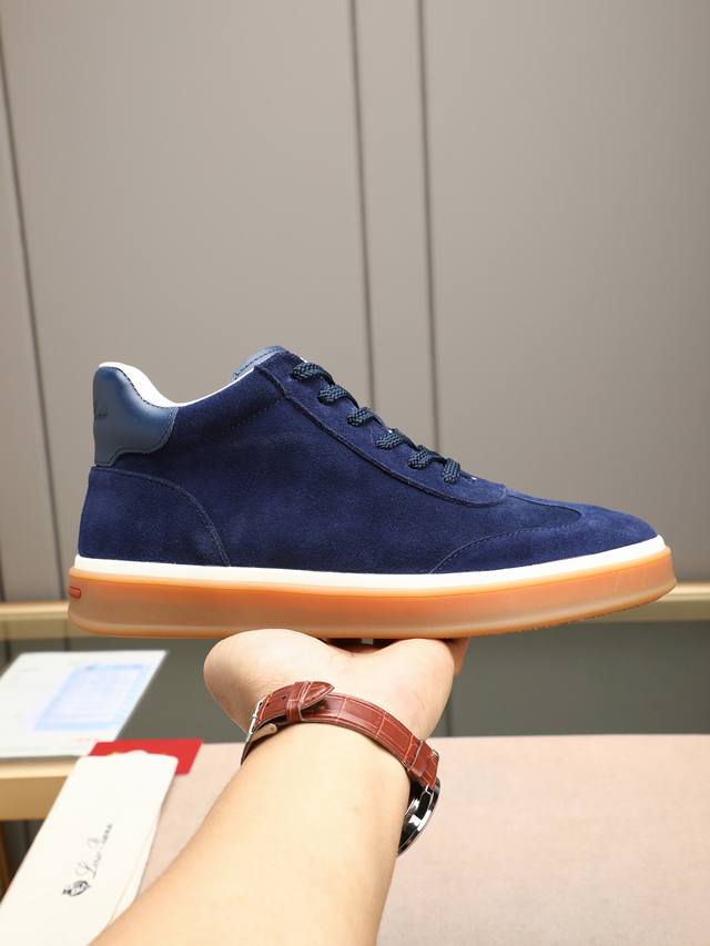 Genuine Leather Lor* pian* Nuoyou Pianya LP Classic Style Men's Lace-up Casual