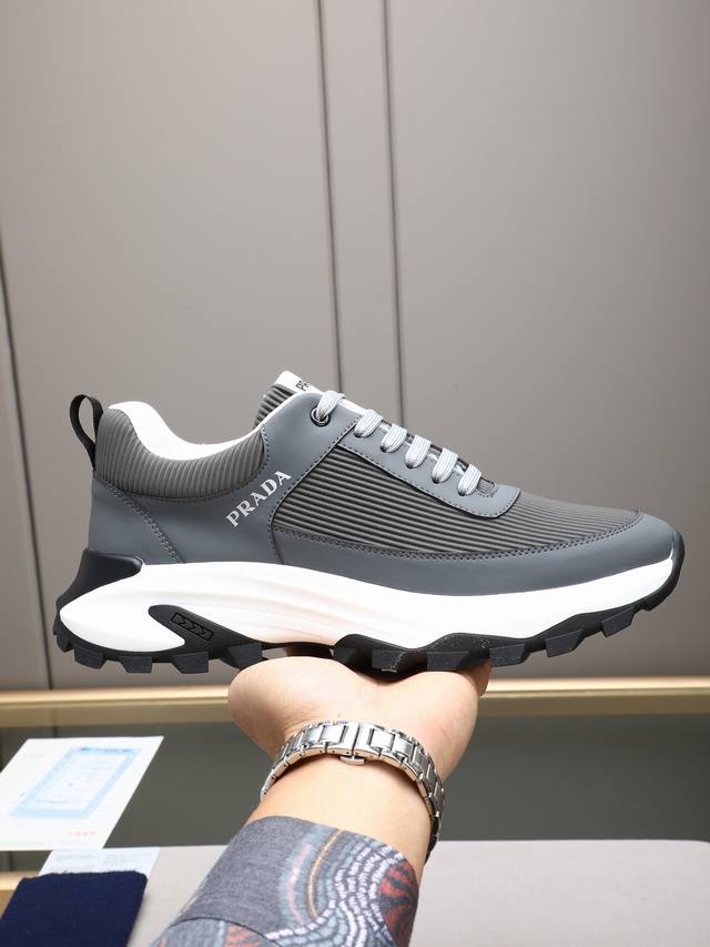 Prada, a top-tier fashion brand, presents a men's shoe that can complement vari