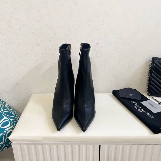 Factory Price (pp): , Saint Laurent YSL Women's Stretch Ankle Boots. Italian Ge