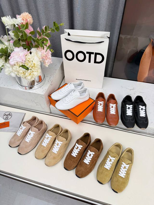 Hermes 2026 Spring/Summer New Casual Sneakers, 1:1 Original Replica. Hermes cas