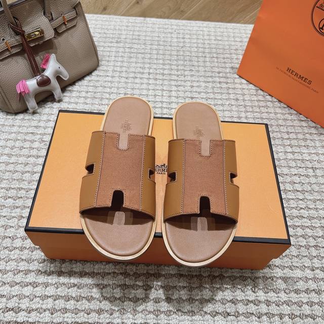 Hernes. Brown patchwork Hermes genuine leather upper, lambskin lining, high-end