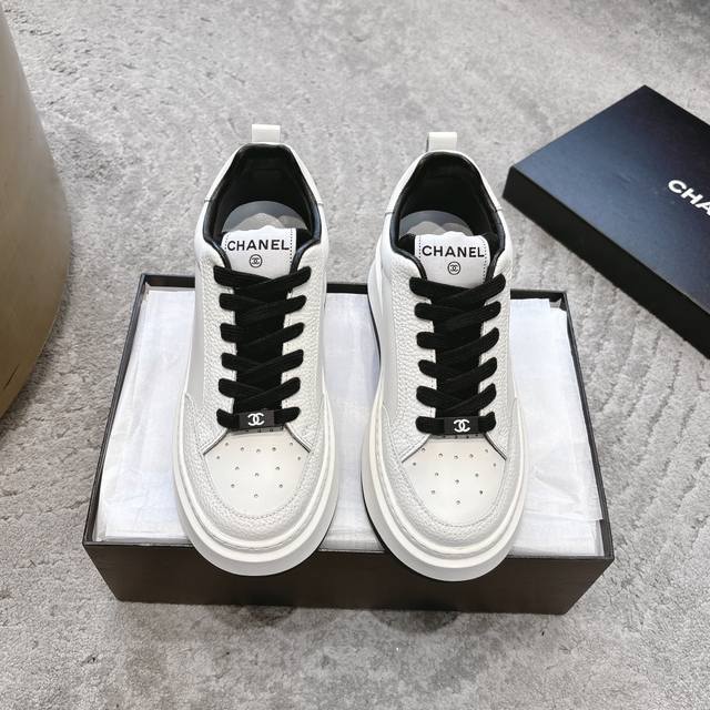 Chanel 24K Panda Color Block Casual Shoes, a popular choice among online celebri