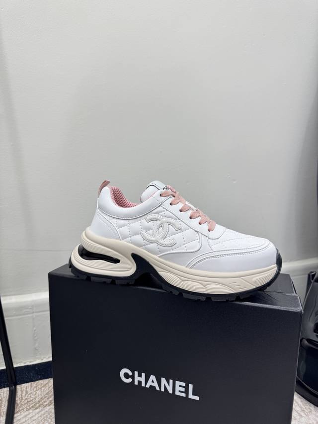 Size:35-41 Chanel 25C New Style Sports Casual Shoes Versatile white sneakers tha