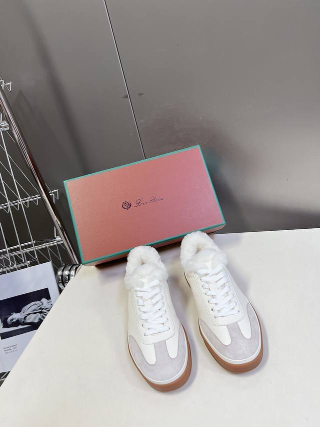 Men's Clothing 10 Loro Piana Classic Bestseller LP Top Version Fleece Casual Sho