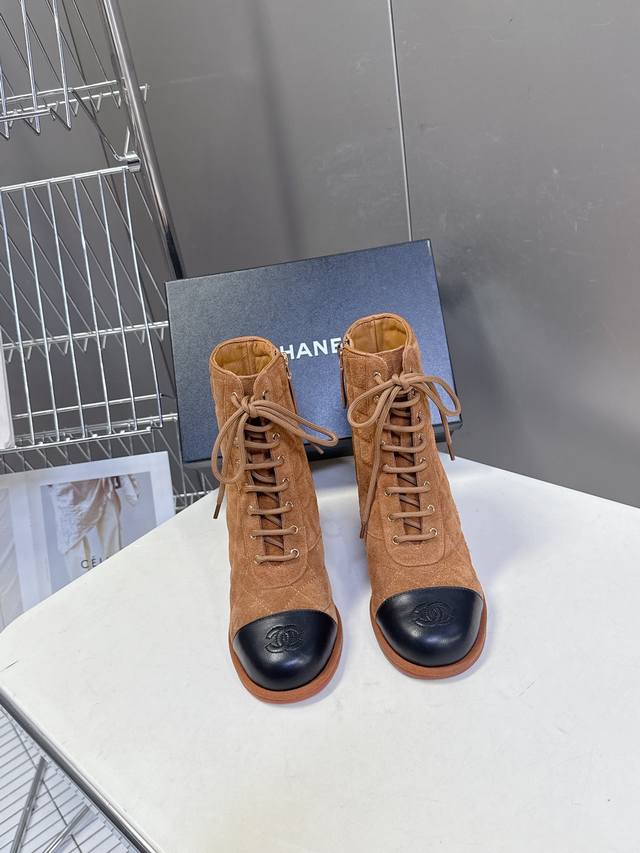 Chanel Fall/Winter Latest Runway Check Boots A must-have for fashionistas, these