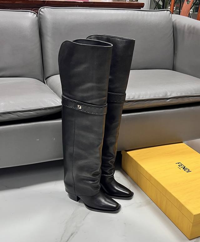 Fendi New Long Boots - A Must-Have for Stylish Girls! These boots instantly elev