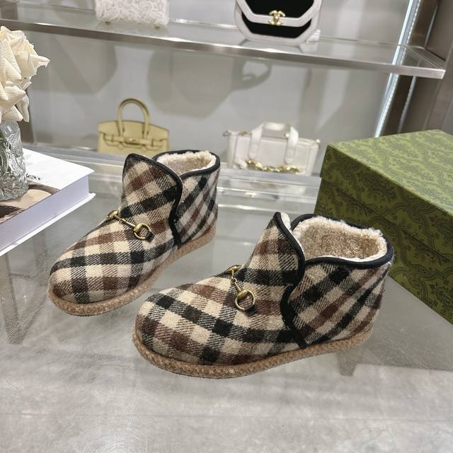 Autumn/Winter New Woolen Horsebit Women's Comfortable Flat Shoes For many years