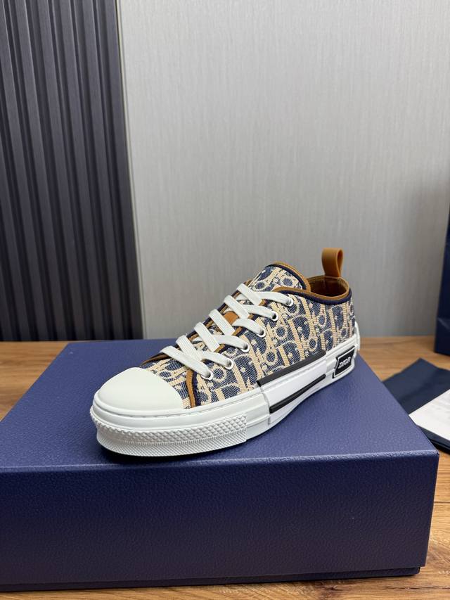 Factory Price Dior B23 Classic Series Couple High-Top and Low-Top Casual Sneaker